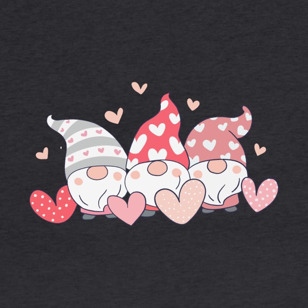 Gnome Valentines and Hearts by Texas Bloomin’